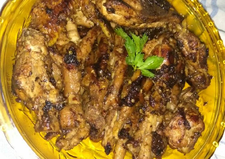 Ceker Bakar Pedas (Panggang teflon)