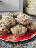 Muffins de Plátano con Chispas de Chocolate y Nuez