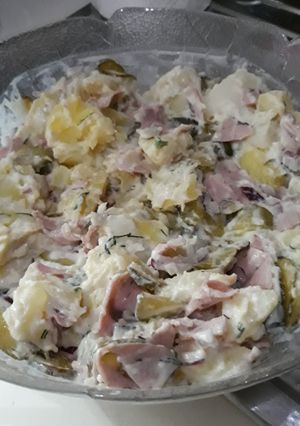 Φωτογραφία της συνταγής Kartoffelnsalat (πατατοσαλάτα)