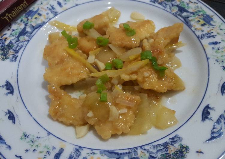 Resep Honey Lemon Chicken, Enak Banget