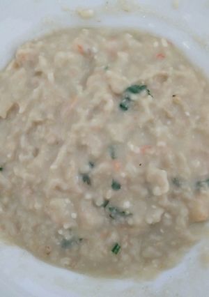 Foto resep Mpasi 8mo + Oat with prawn n cheese (havermut udang keju)