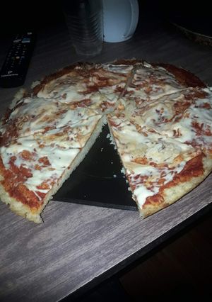 Una foto de Pizza de arroz