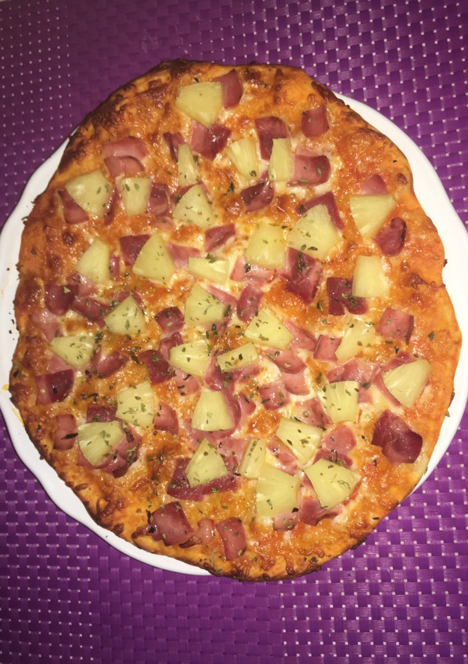 Una foto de Pizza tropical