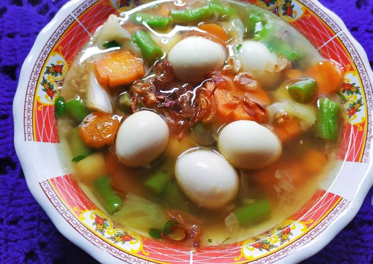 Sup telur puyuh