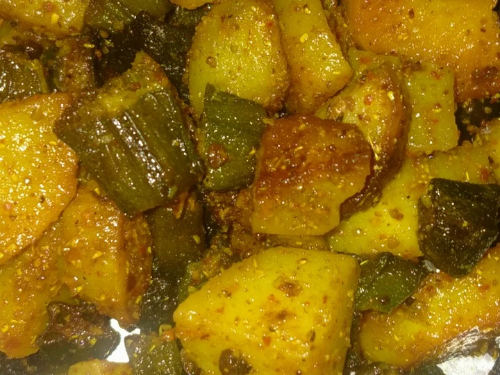 Recipe Bhindi aloo ki sabji which Delicious