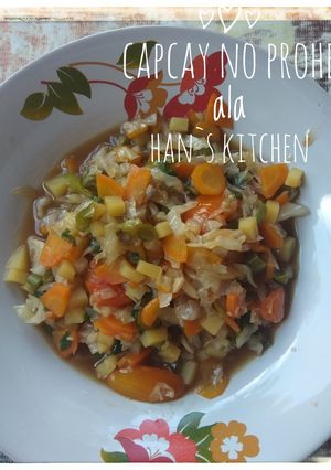 Foto resep Capcay No Prohe