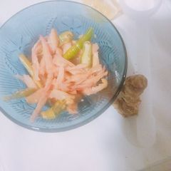 A picture of Instant ginger pickle.