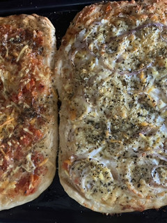 Una foto de Pizzas vegetarianas a go-go!!