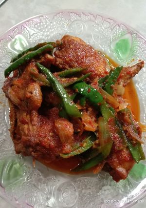 Foto resep Ayam masak kecap cabe ijo