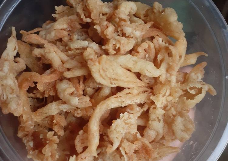 Cara Gampang Membuat Jamur crispy 2 bahan yang Enak
