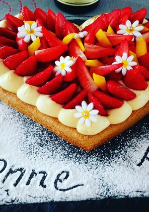 Une photo de Tarte aux fraises