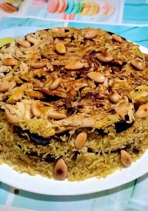 Une photo de Meklouba au poulet