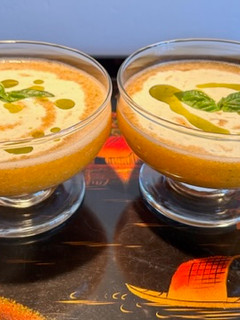 Una foto de Sopa de melón