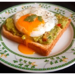 A picture of Avocado Toast with Sunnyside egg - Healthy & Nutritious B/F.