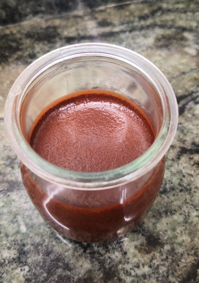 Una foto de Mousse de chocolate fit
