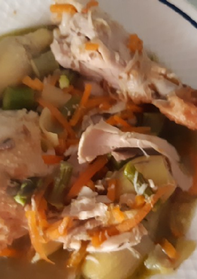 Una foto de Pollo con verdura
