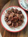 Gluten free choco thumbprint cookies ala fe