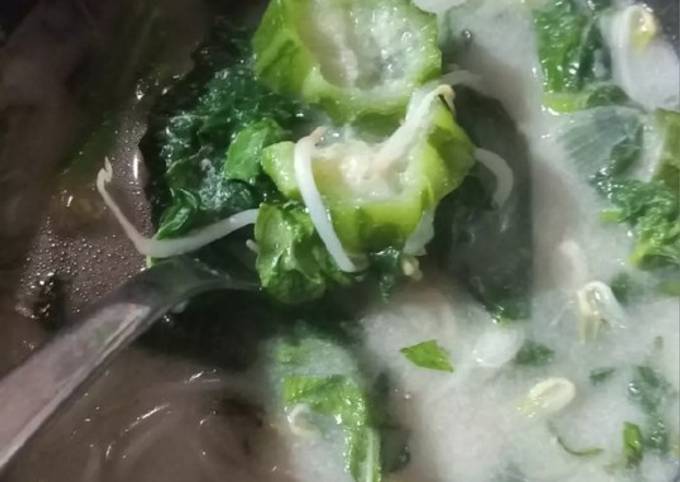 Resep Sayur Bobor Oyong Bayam Tauge Oleh Dapur Bunda Cookpad