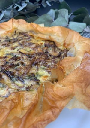 Une photo de Tarte forestière croustillante de Cyril Lignac