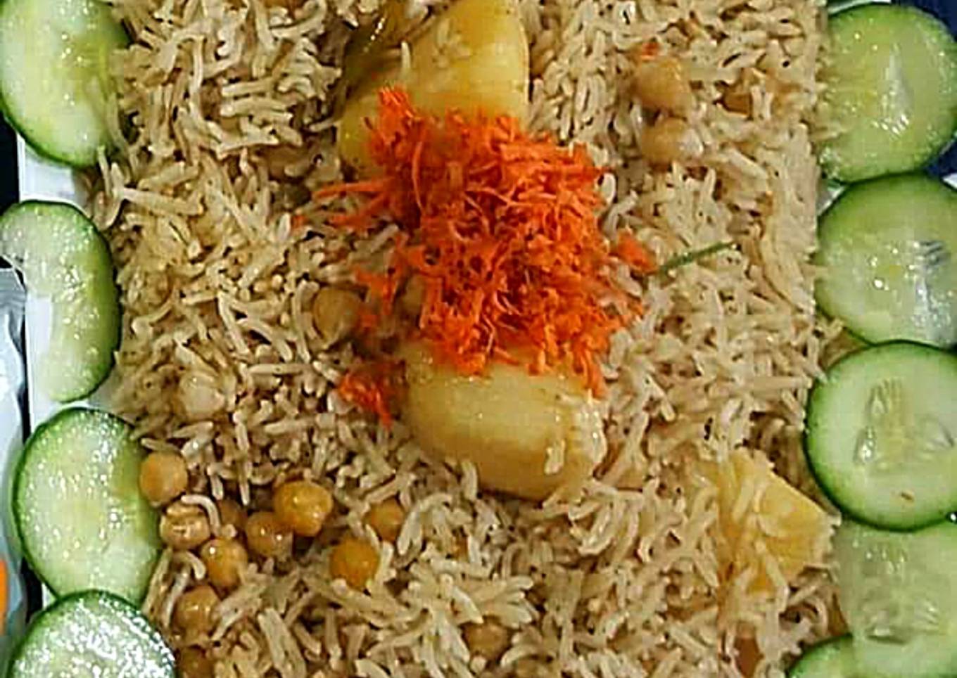 Spicy chana pulao
