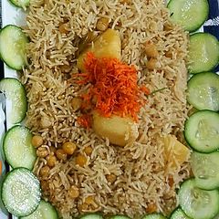 A picture of Spicy chana pulao.