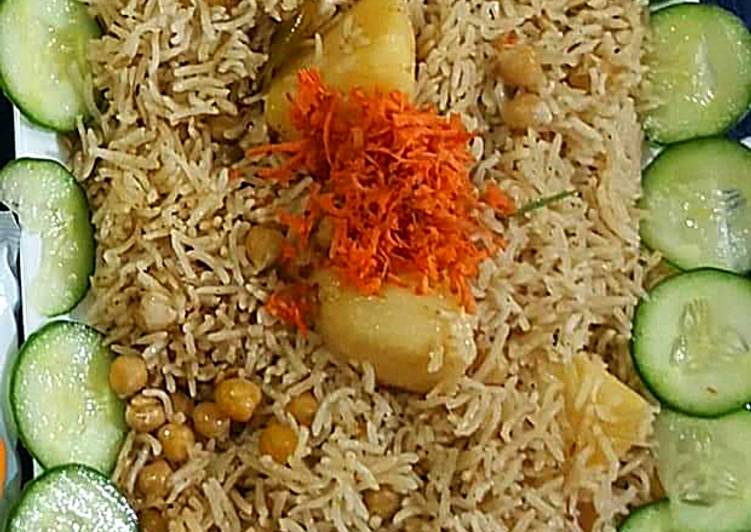 Recipe of Quick Spicy chana pulao