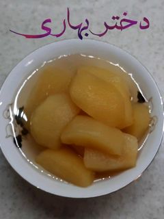 عکسی از دستور کمپوت سیب