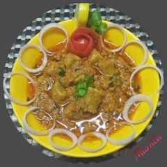A picture of Besan Gatta Curry.