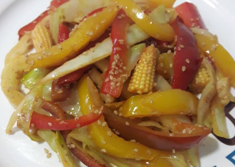 Verduras estilo pekinesa, y con quinoa (2 en 1)