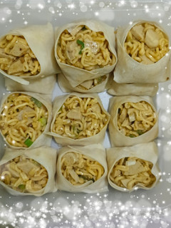 Foto resep Pangsit mie goreng viral