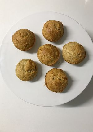 Una foto de Muffins de yogurt y avena