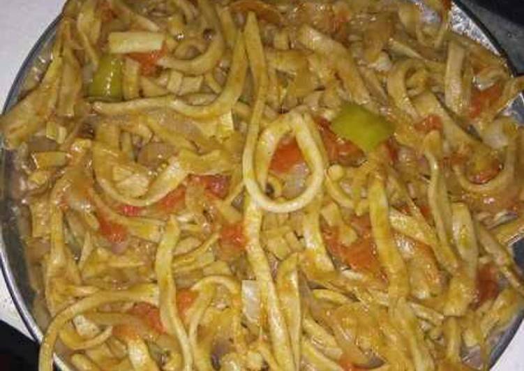 Recipe of Perfect Home made Aata Noodles