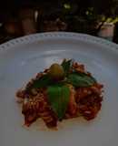 Pasta a la puttanesca oaxaqueña