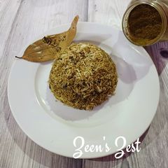 A picture of Drumstick Leaves Rice.