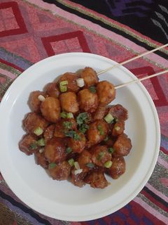 Foto resep Bakso Bakar Teflon Saus BBQ