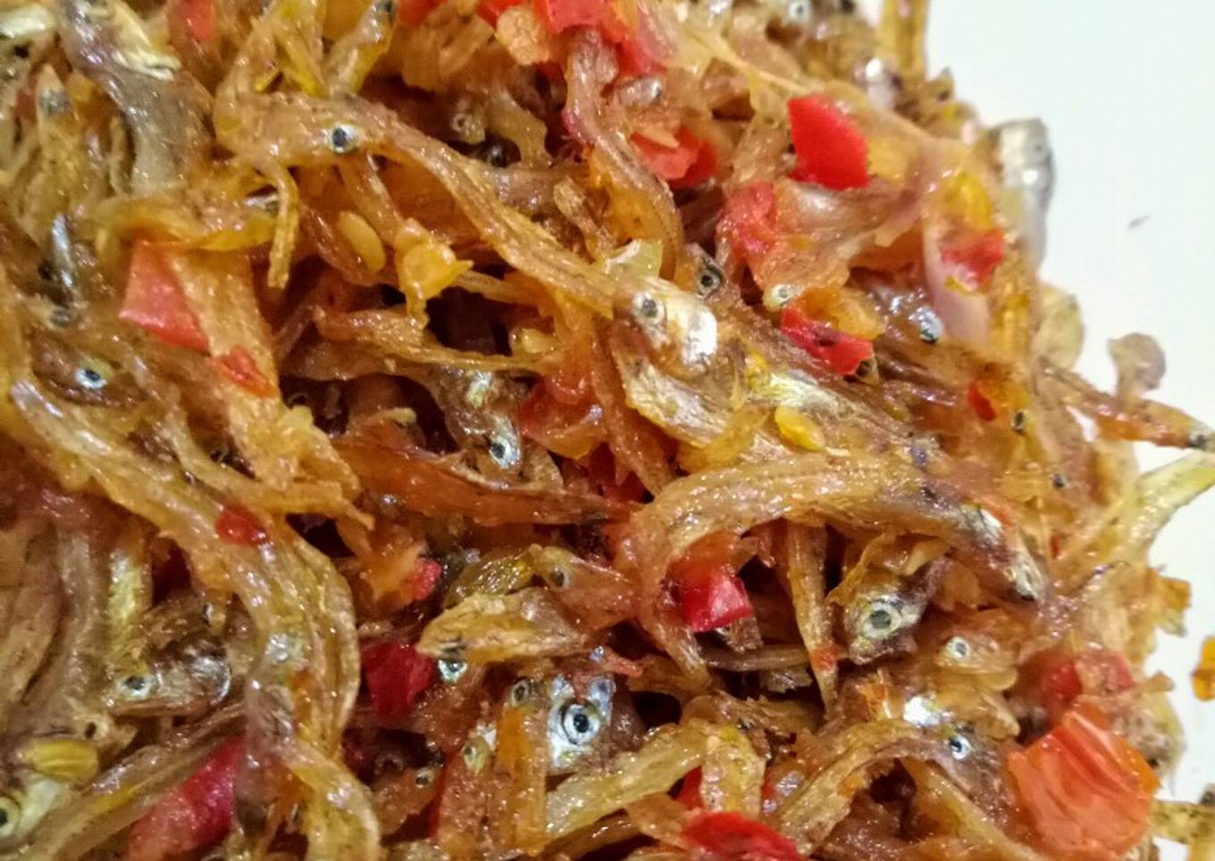 Sambel goreng teri pedas enak