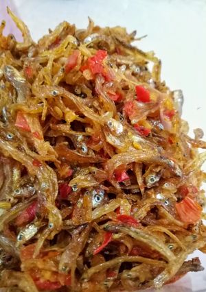 Foto resep Sambel goreng teri pedas enak
