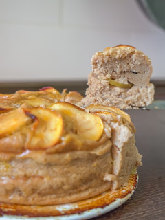 Una foto de Tarta de manzana saludable sin gluten