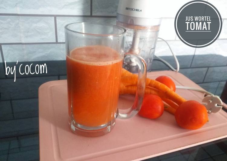 Cara Gampang Membuat Jus wortel tomat yang Enak