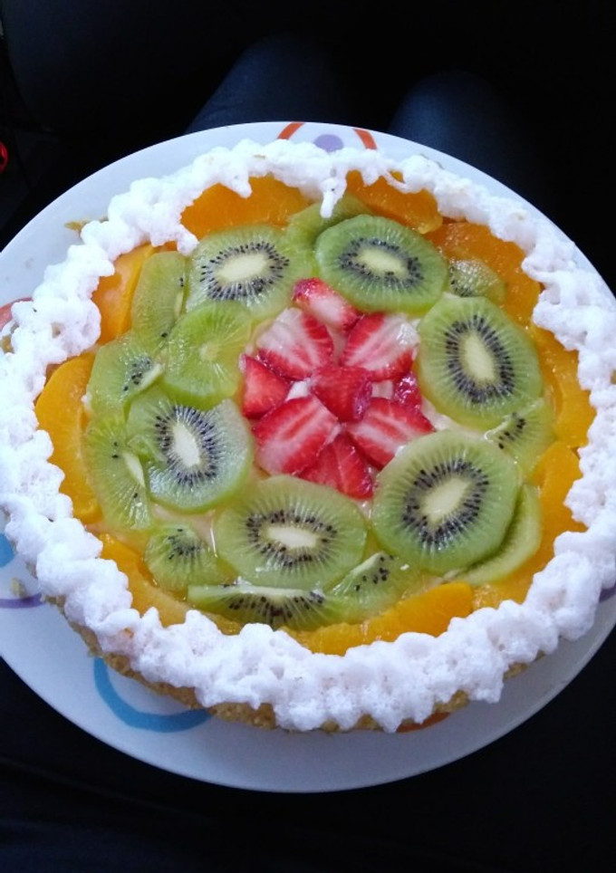 Una foto de Tarta de frutas 🍓🥝🍑 🍍
