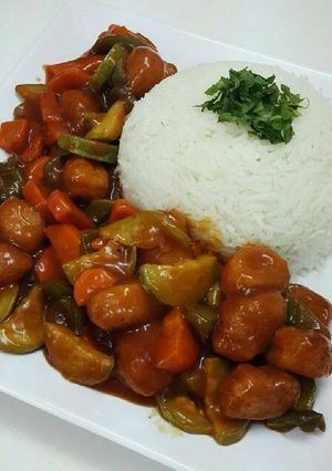 صورة لوصفة دجاج كانتون من المطبخ الصيني