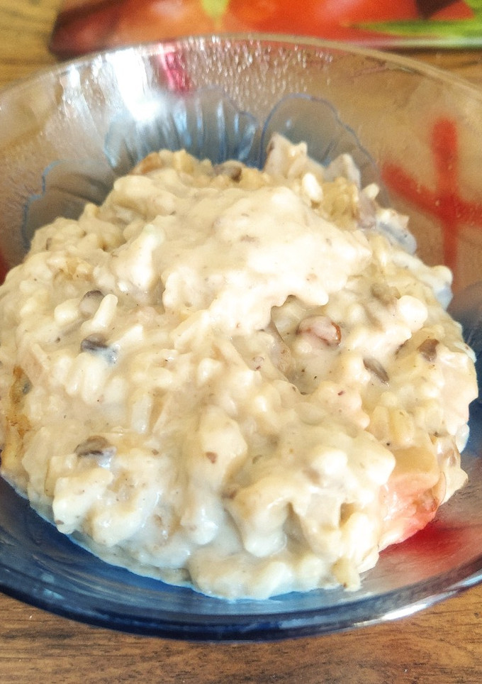 Una foto de Risotto de cogumelos (a mi manera)