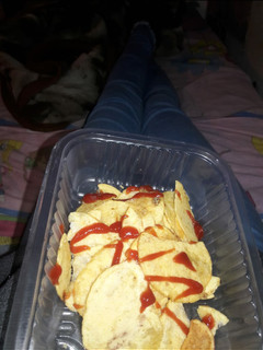 Una foto de Papas fritas como las de paquete caseras