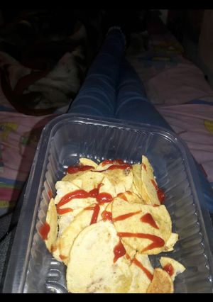 Una foto de Papas fritas como las de paquete caseras