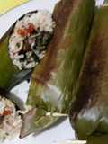 Nasi bakar cumi asin
