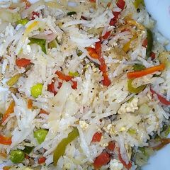 Vegetable rice A picture of Vegetable rice.