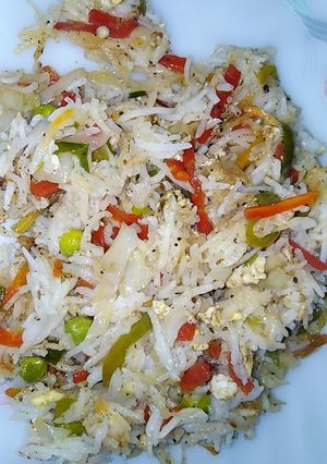 A picture of Vegetable rice.