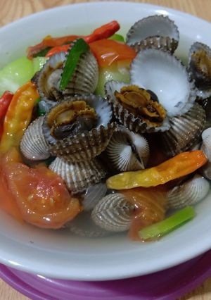 Foto resep Sayur oyong & kerang kuah bening...👍