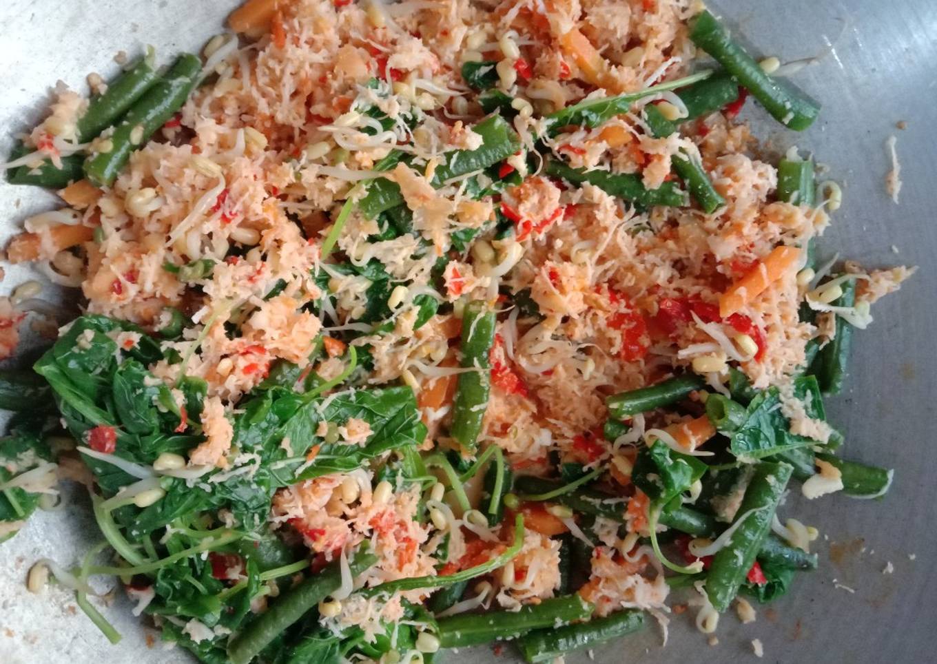 136. Urab/urap sayur pedas