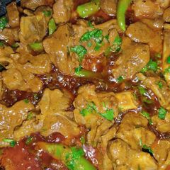 A picture of Mutton Achari.